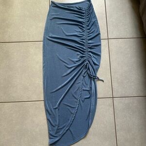 JLUXLABEL Slate Hanna Slinky Skirt